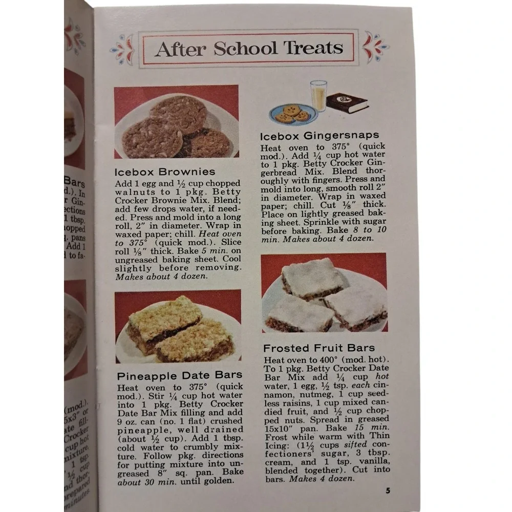 Vintage Betty Crocker's Country Kitchen Cookies Recipes Booklet‎ Printed 1958